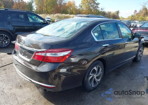 2016 Honda Accord Lx z USA, uszkodzony, nr VIN 1HGCR2F3XGA237665